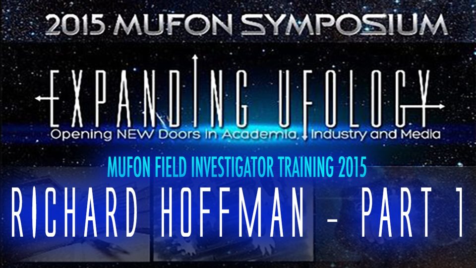 2015 Field Investigator Training - Hoffman: PART 1