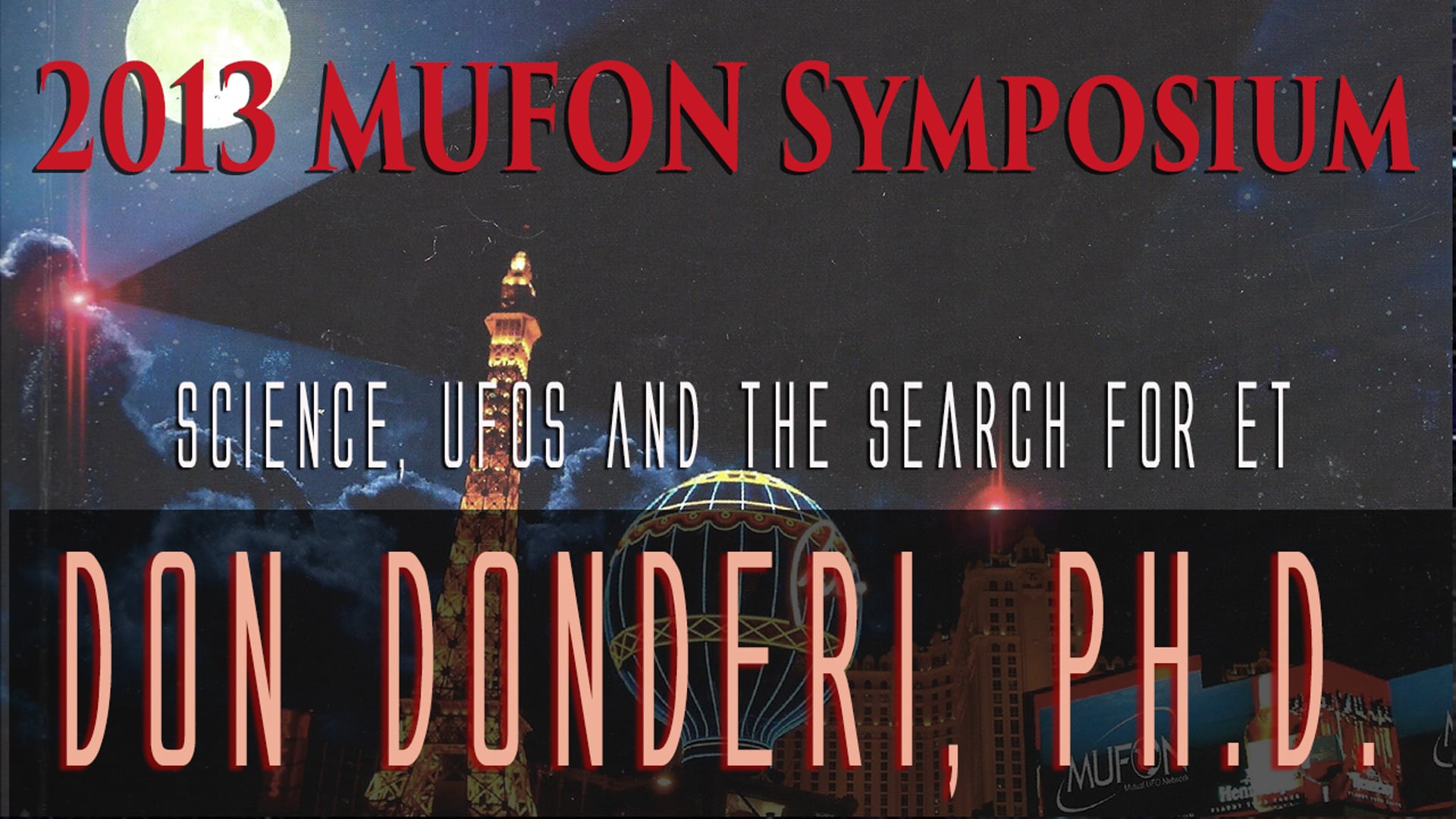 Don Donderi, PhD - 2013 MUFON Symposium