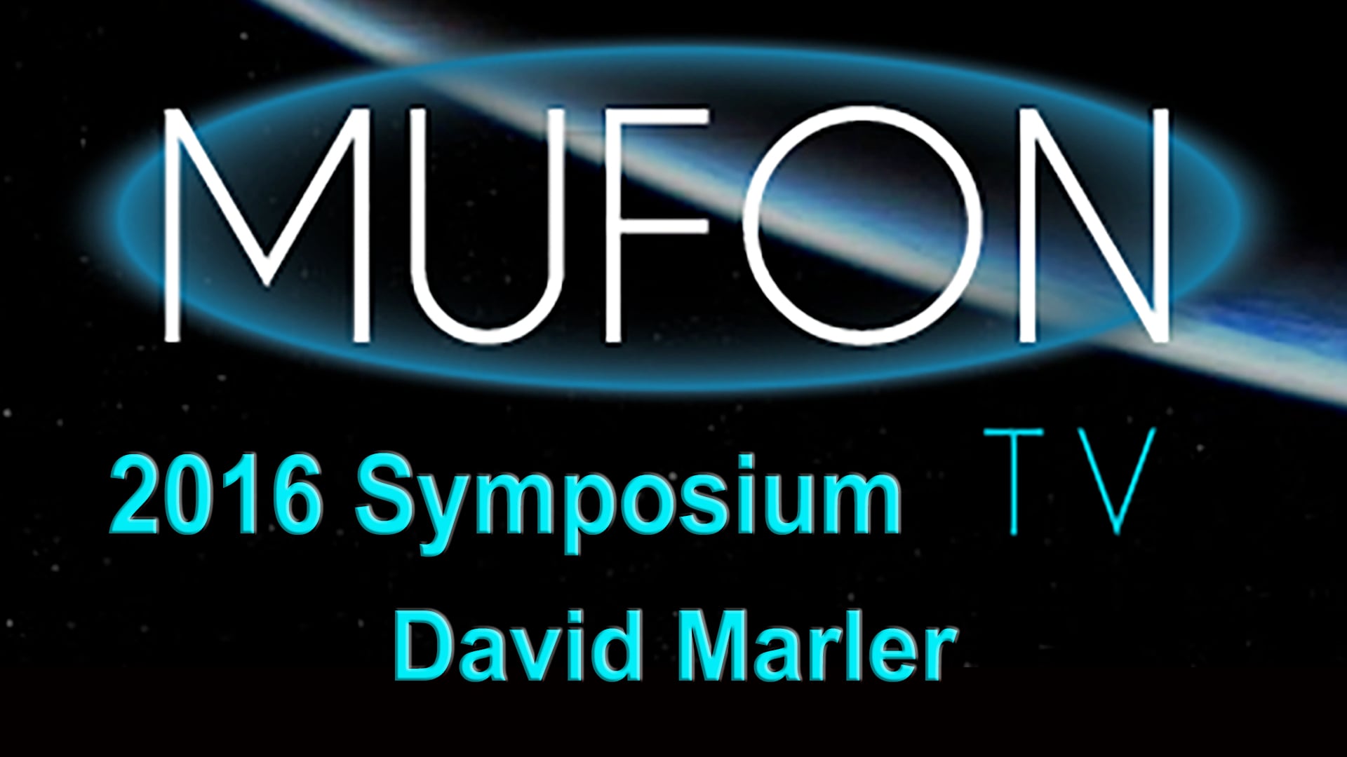 David Marler - MUFON Symposium 2016