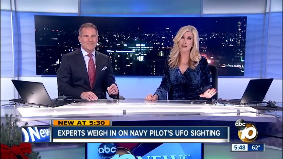 2017-12-19 - News Segment with David Fravor and Jim Kidrick on the USS Nimitz UFO Incident