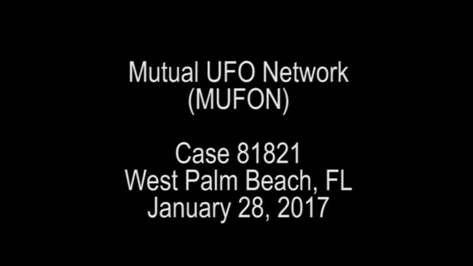 Case 81821- West Palm Beach, FL - January 28, 2017