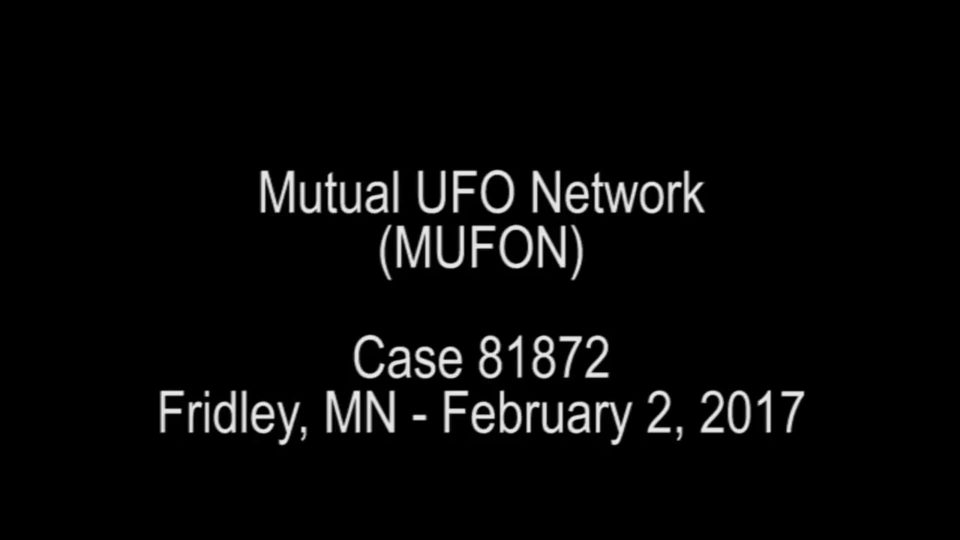 Case 81872 - Fridley, MN - February 2, 2017