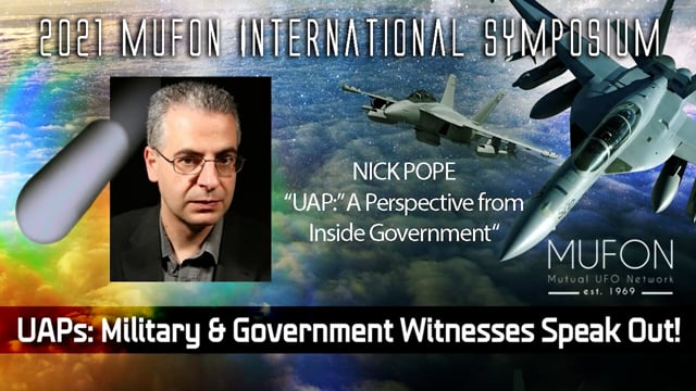 Nick Pope: “UAP: A Perspective from Inside Government“