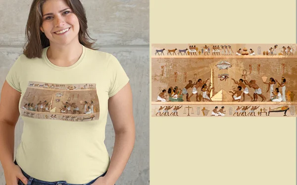 Ancient Egypt Flying Saucer T-Shirt