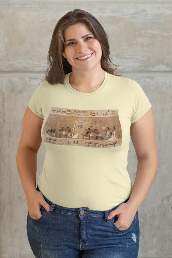 Ancient Egypt Flying Saucer T-Shirt - Image 2